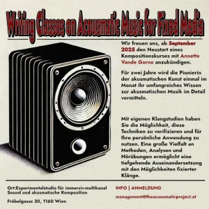 Writing Classes on Acousmatic Music for Fixed Media